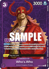 Who's.Who (Tournament Pack Vol. 3) [Winner] [One Piece Promotion Cards] | Cards and Coasters CA