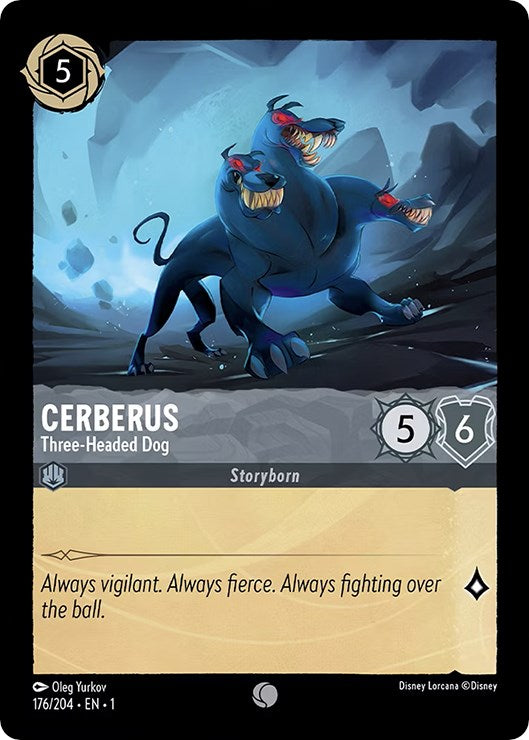 Cerberus - Three-Headed Dog (176/204) [The First Chapter] | Cards and Coasters CA