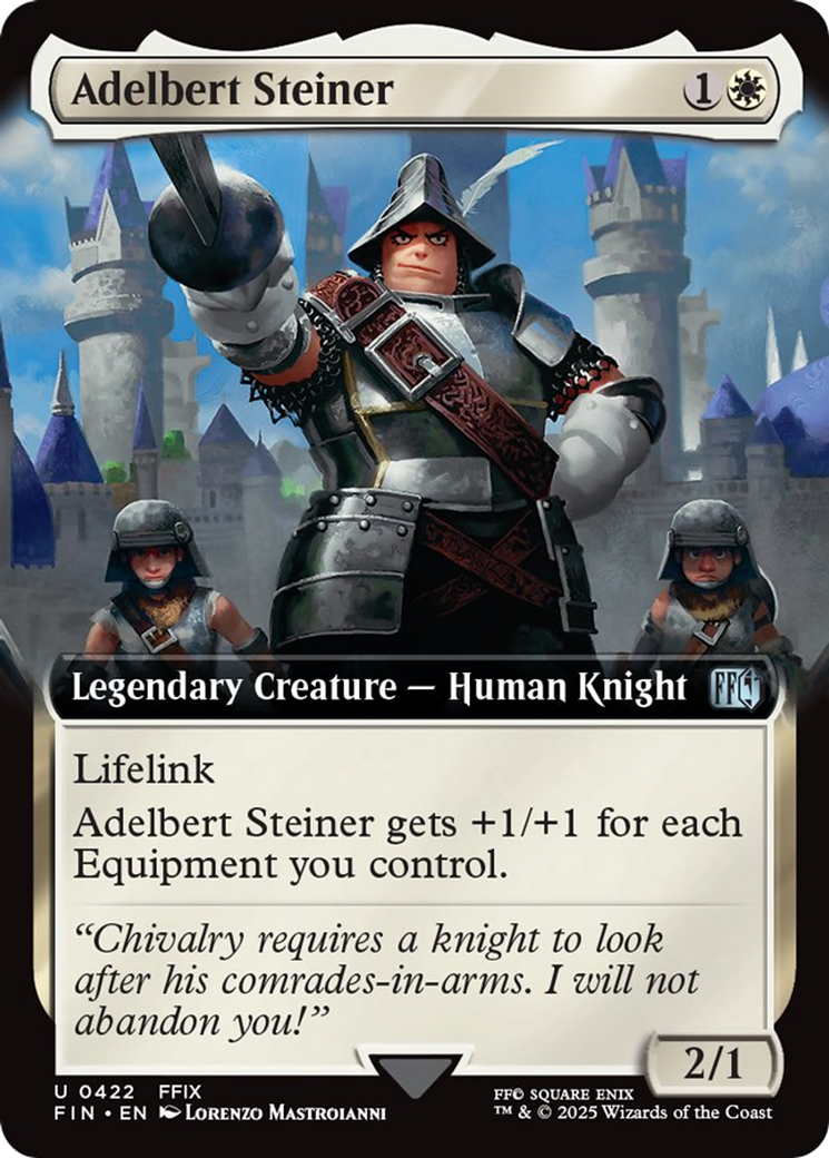 Adelbert Steiner (Extended Art) [FINAL FANTASY] | Cards and Coasters CA