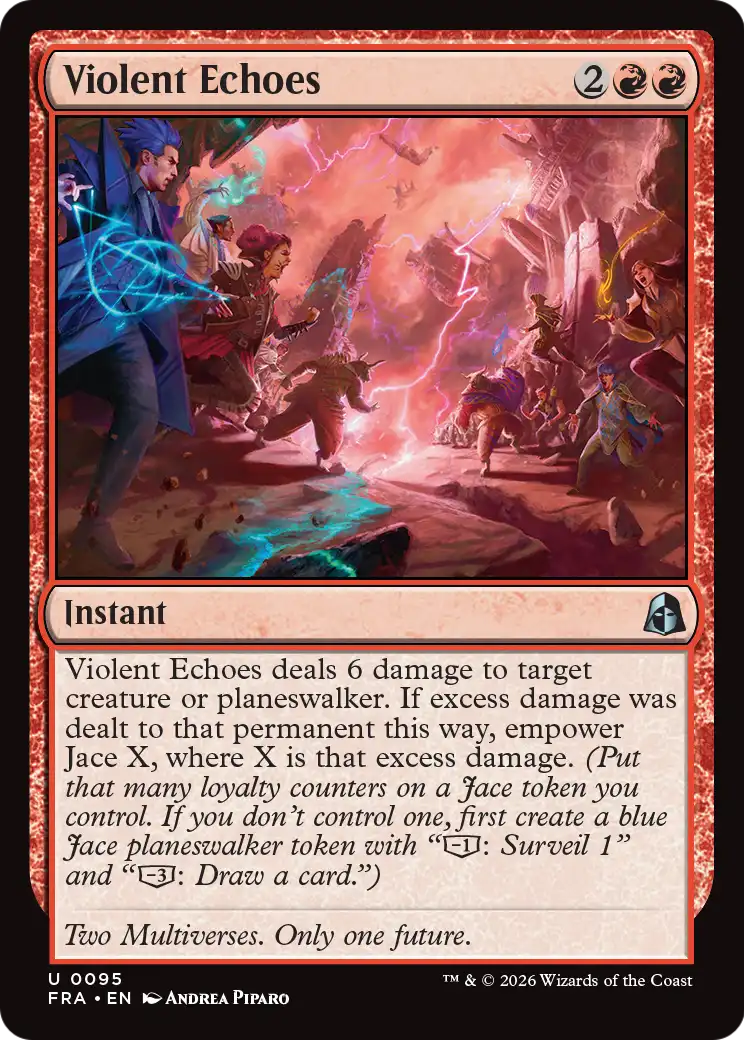 Violent Echoes [Reality Fracture] | Cards and Coasters CA