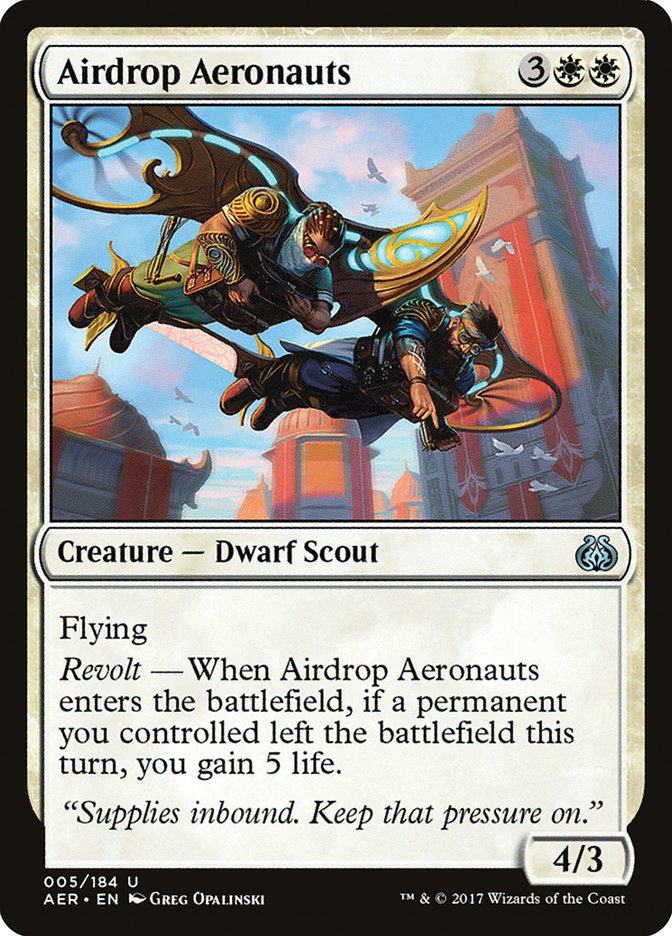 Airdrop Aeronauts [Aether Revolt] | Cards and Coasters CA