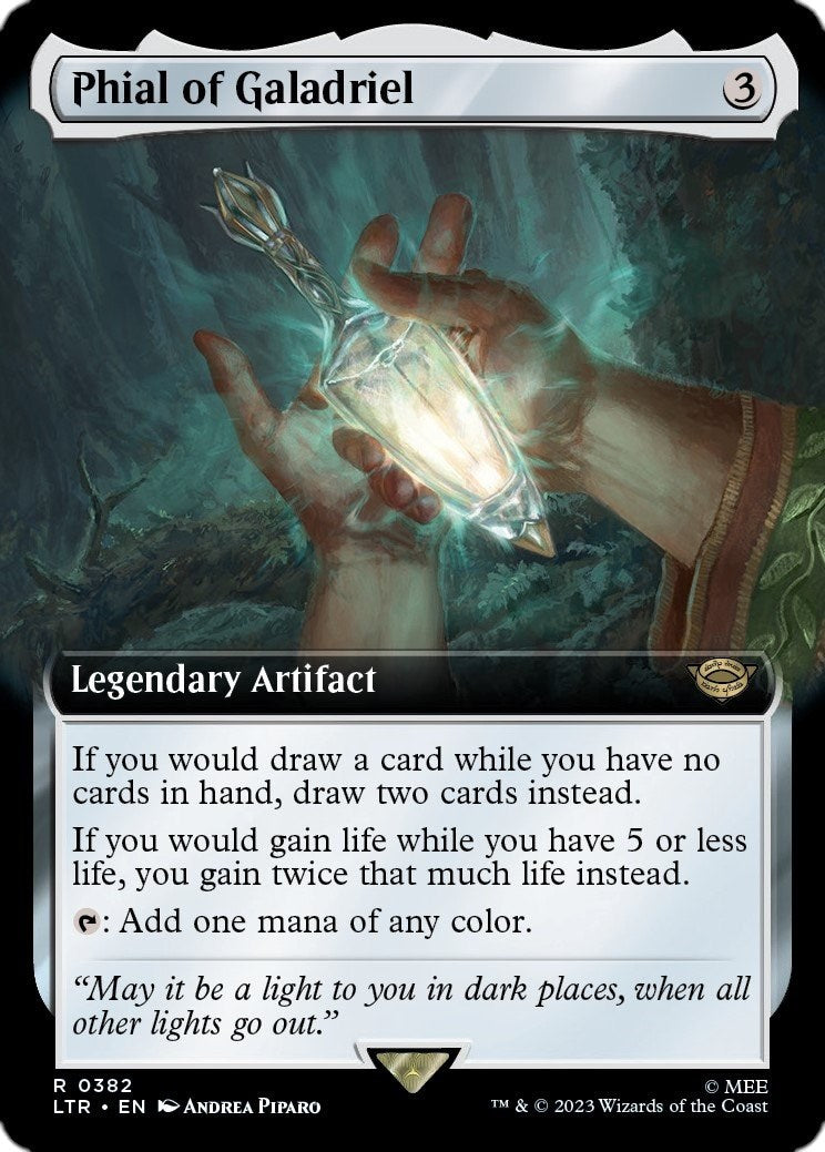Phial of Galadriel (Extended Art) [The Lord of the Rings: Tales of Middle-Earth] | Cards and Coasters CA