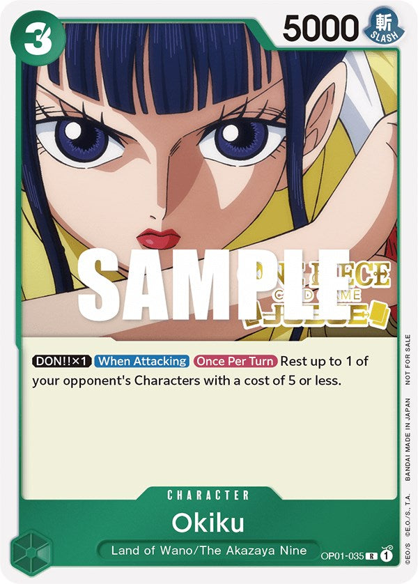 Okiku (Judge) [One Piece Promotion Cards] | Cards and Coasters CA