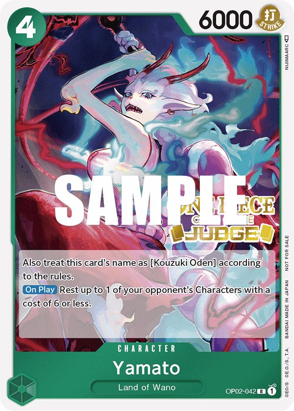 Yamato (Judge) [One Piece Promotion Cards] | Cards and Coasters CA