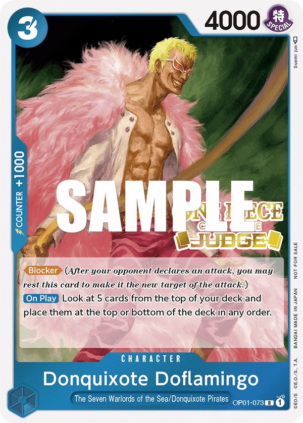 Donquixote Doflamingo (Judge) [One Piece Promotion Cards] | Cards and Coasters CA