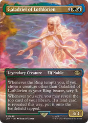 Galadriel of Lothlorien (Borderless Alternate Art) [The Lord of the Rings: Tales of Middle-Earth] | Cards and Coasters CA