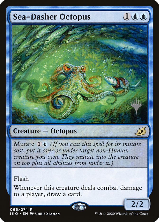 Sea-Dasher Octopus (Promo Pack) [Ikoria: Lair of Behemoths Promos] | Cards and Coasters CA
