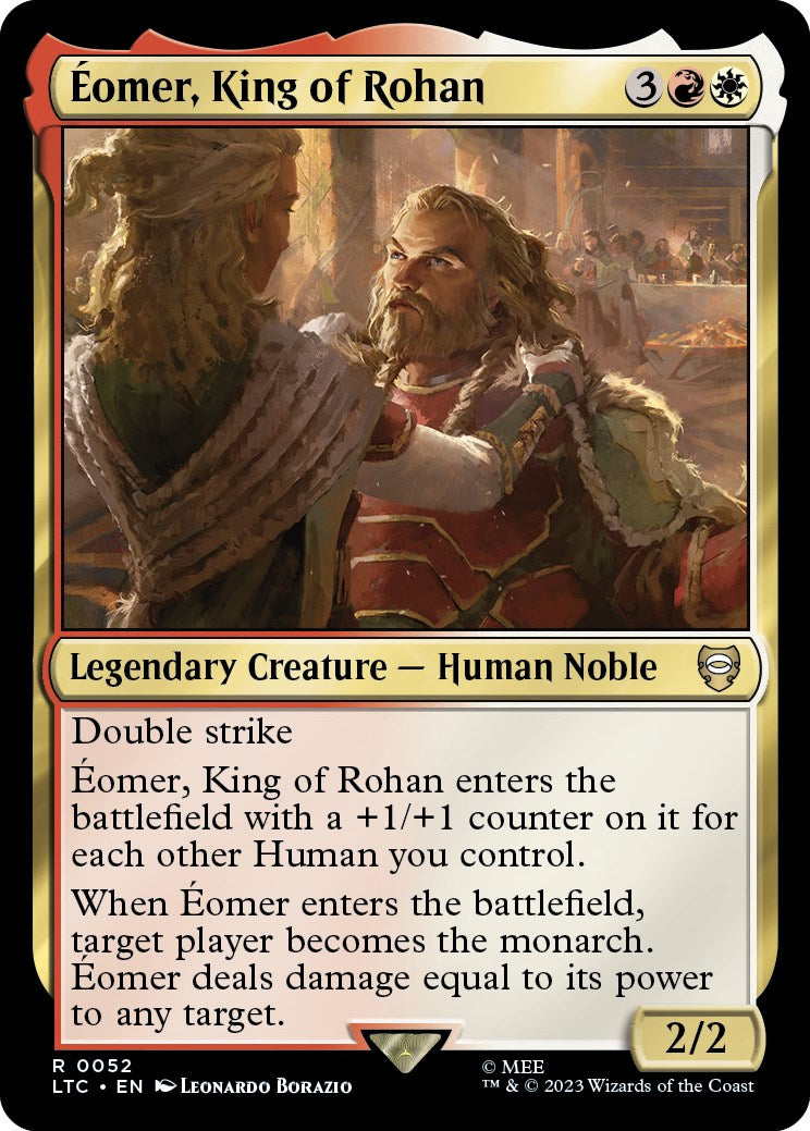 Eomer, King of Rohan [The Lord of the Rings: Tales of Middle-Earth Commander] | Cards and Coasters CA