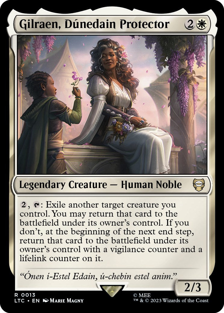 Gilraen, Dunedain Protector [The Lord of the Rings: Tales of Middle-Earth Commander] | Cards and Coasters CA