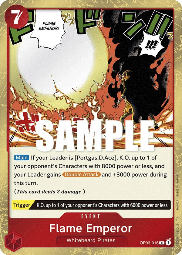 Flame Emperor [Pillars of Strength] | Cards and Coasters CA