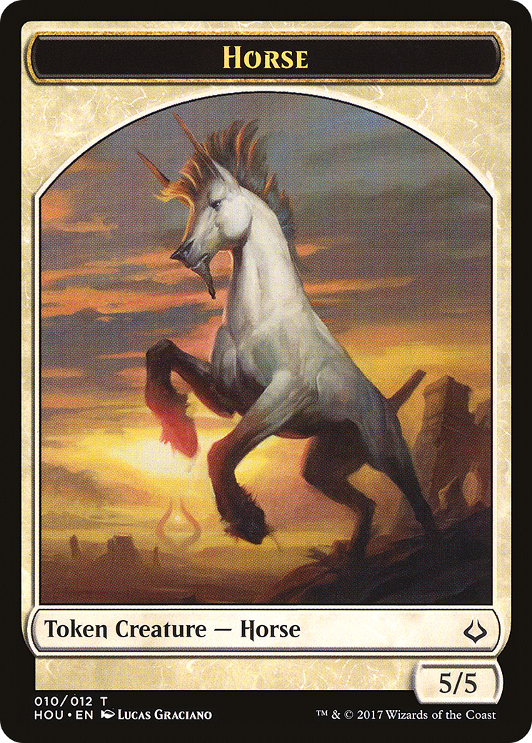 Vampire // Horse Double-Sided Token [The List] | Cards and Coasters CA