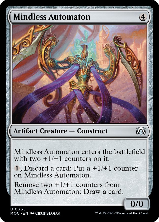 Mindless Automaton [March of the Machine Commander] | Cards and Coasters CA