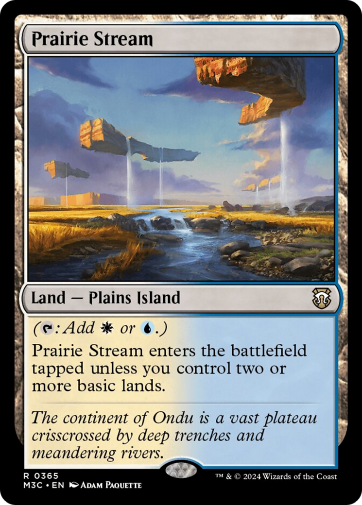 Prairie Stream [Modern Horizons 3 Commander] | Cards and Coasters CA