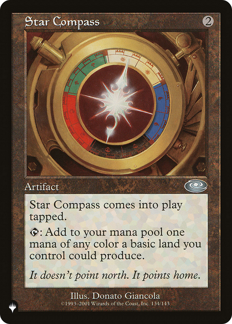 Star Compass [The List Reprints] | Cards and Coasters CA