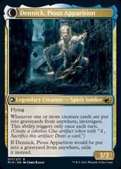 Dennick, Pious Apprentice // Dennick, Pious Apparition [Innistrad: Midnight Hunt] | Cards and Coasters CA