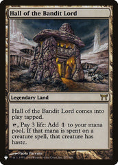 Hall of the Bandit Lord [The List] | Cards and Coasters CA