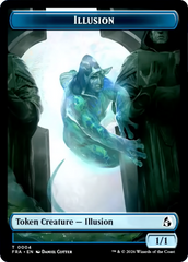Illusion // Jace Double-Sided Token [Reality Fracture Tokens] | Cards and Coasters CA