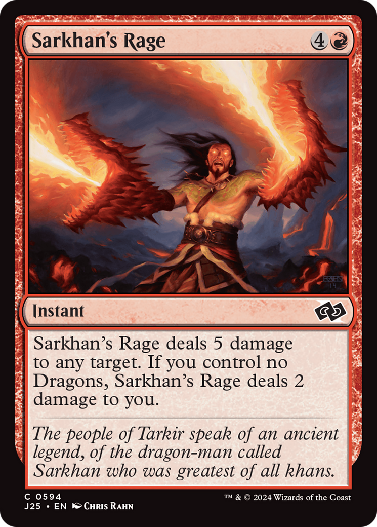 Sarkhan's Rage [Foundations Jumpstart] | Cards and Coasters CA