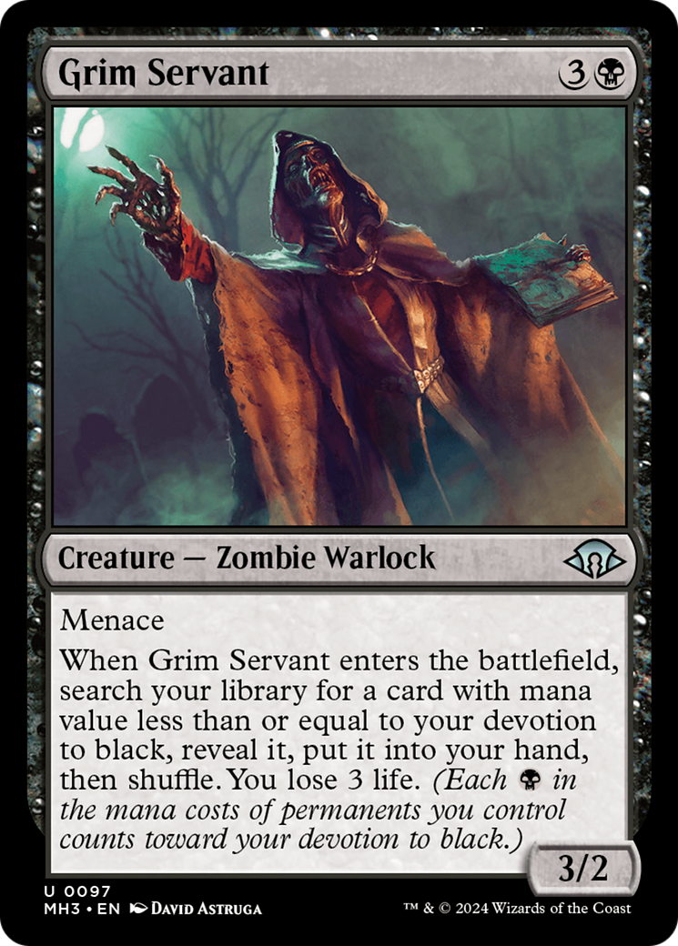 Grim Servant [Modern Horizons 3] | Cards and Coasters CA