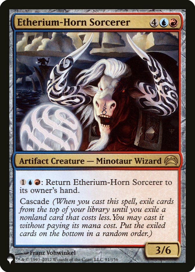 Etherium-Horn Sorcerer [The List] | Cards and Coasters CA