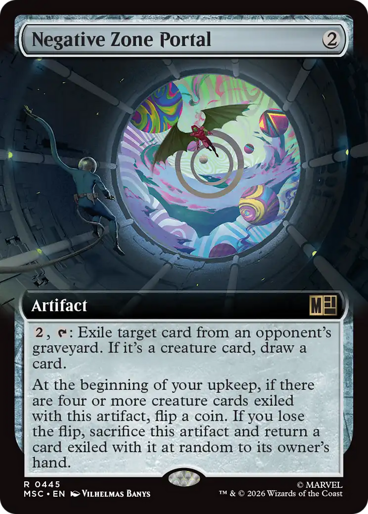 Negative Zone Portal (Extended Art) [Marvel Super Heroes Commander] | Cards and Coasters CA