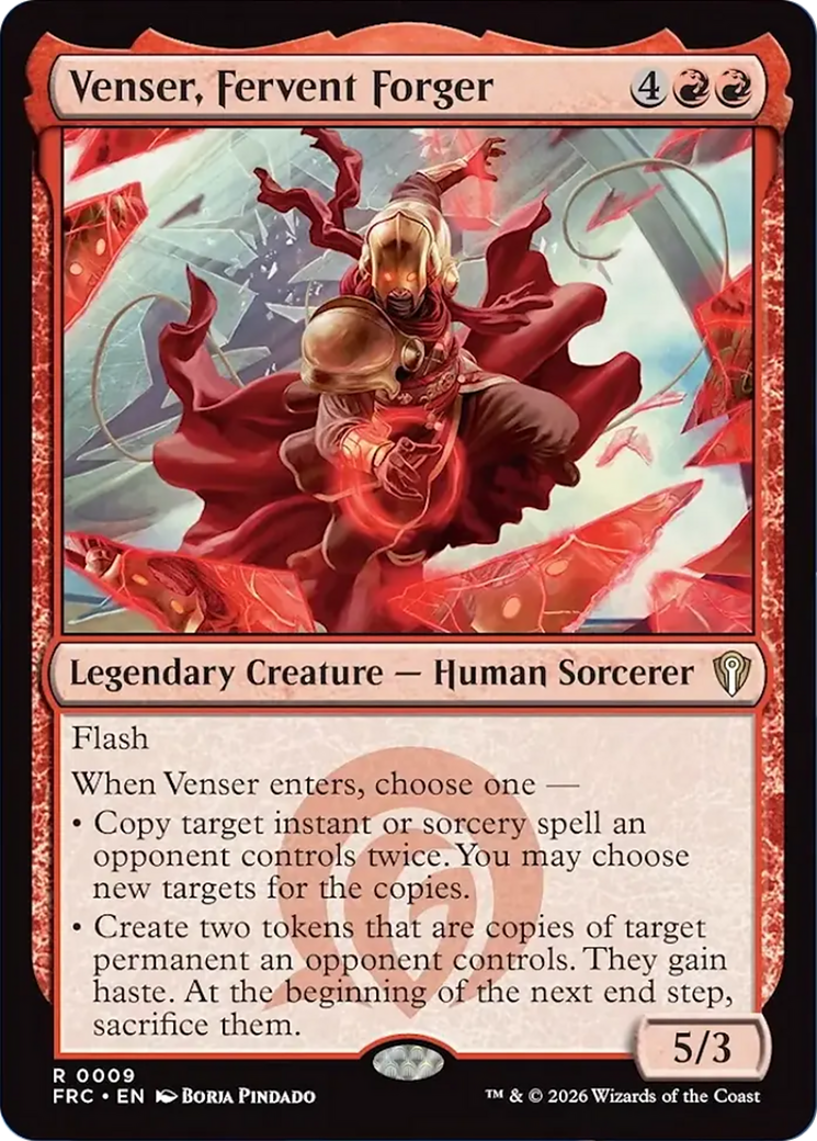 Venser, Fervent Forger [Reality Fracture Commander] | Cards and Coasters CA