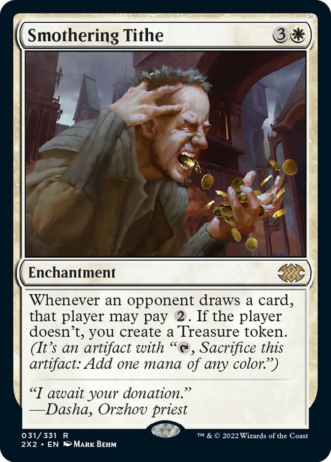 Smothering Tithe [Double Masters 2022] | Cards and Coasters CA