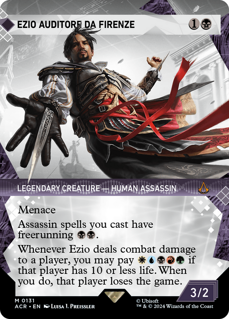 Ezio Auditore da Firenze (Showcase) [Assassin's Creed] | Cards and Coasters CA