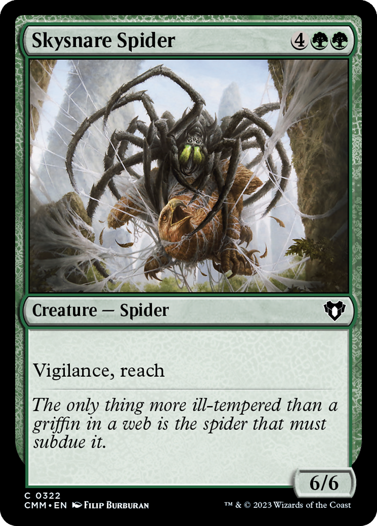 Skysnare Spider [Commander Masters] | Cards and Coasters CA