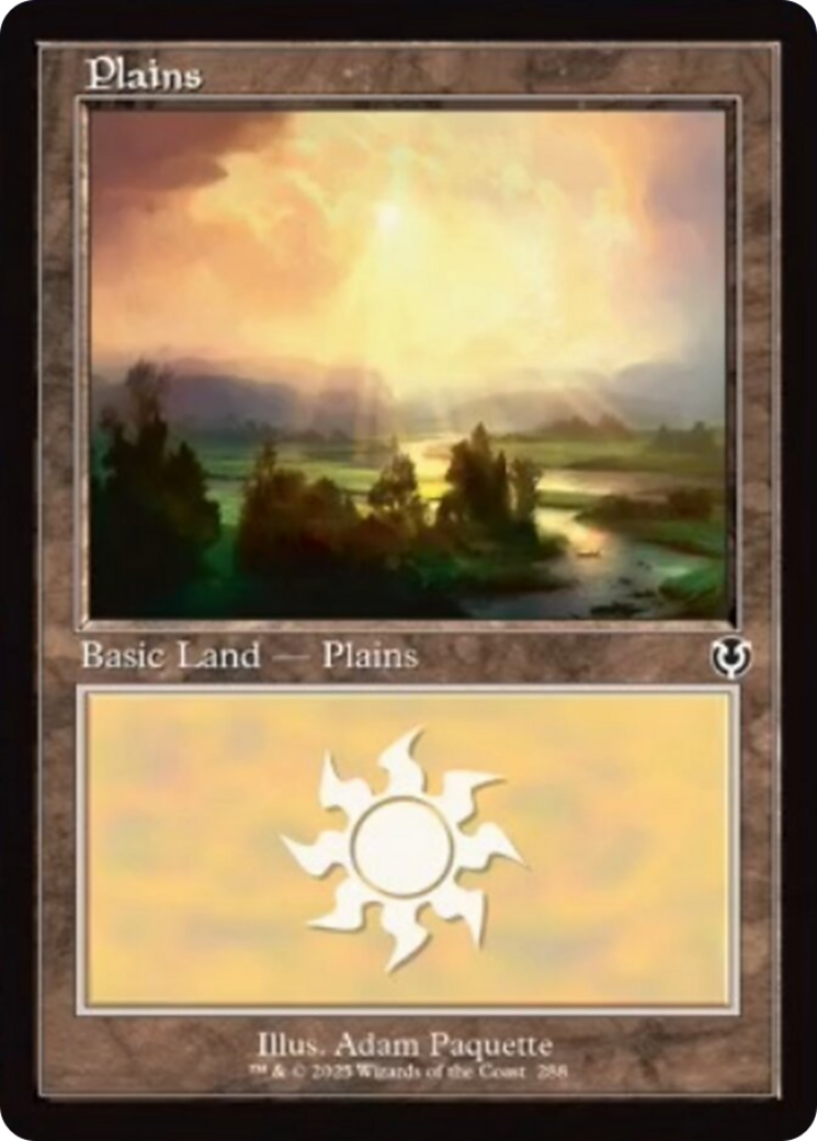 Plains (288) (Retro Frame) [Innistrad Remastered] | Cards and Coasters CA