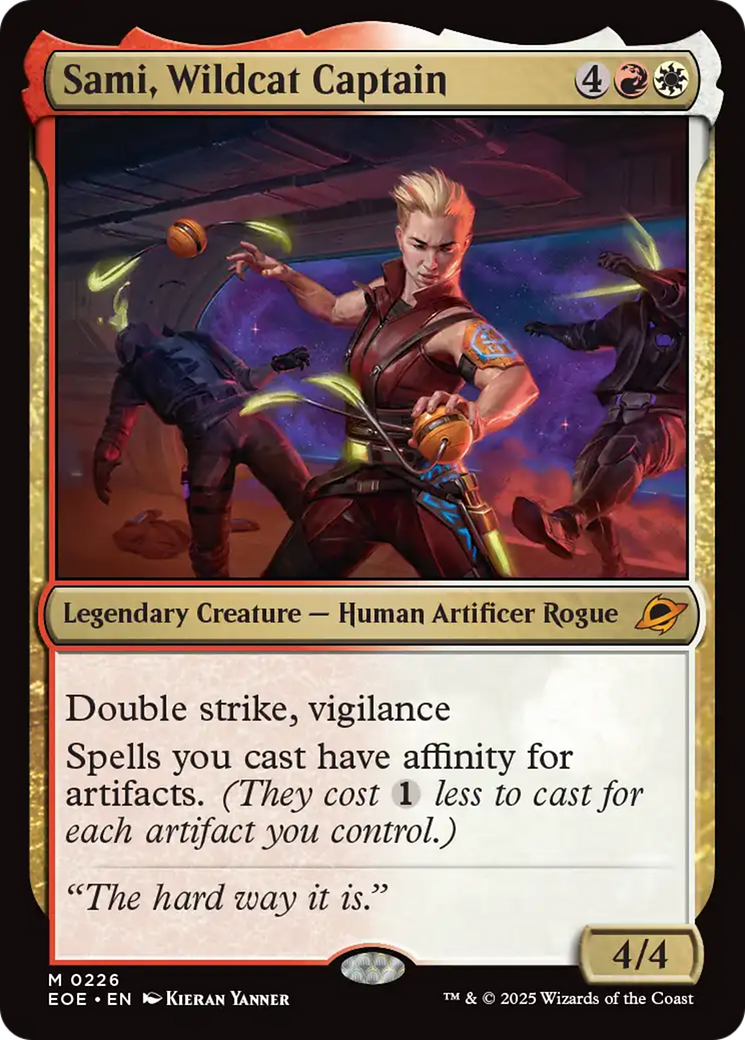 Sami, Wildcat Captain [Edge of Eternities] | Cards and Coasters CA