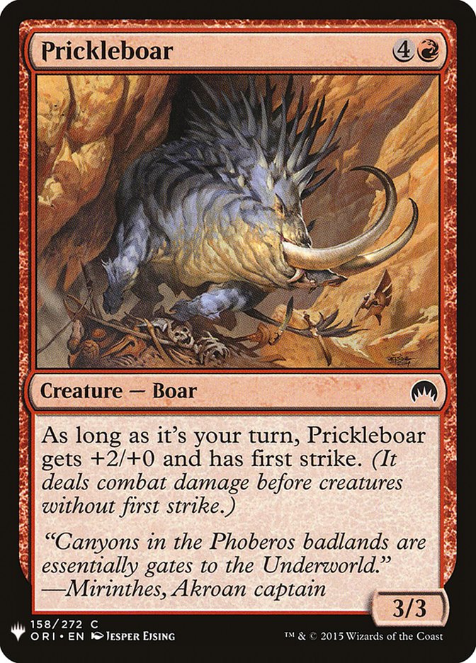 Prickleboar [Mystery Booster] | Cards and Coasters CA