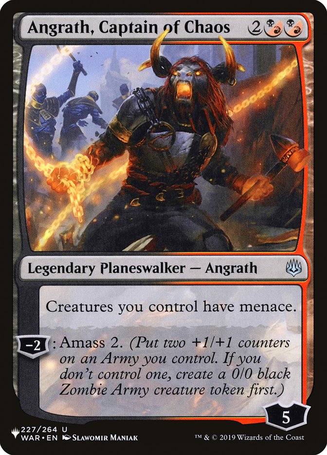 Angrath, Captain of Chaos [The List] | Cards and Coasters CA