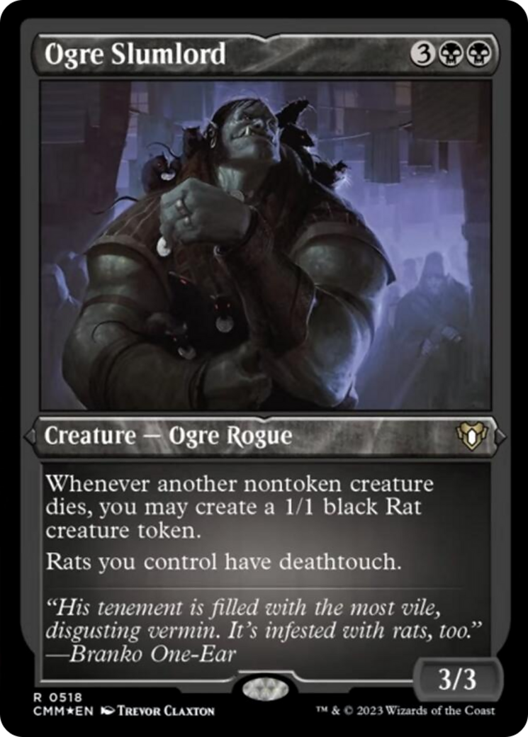 Ogre Slumlord (Foil Etched) [Commander Masters] | Cards and Coasters CA