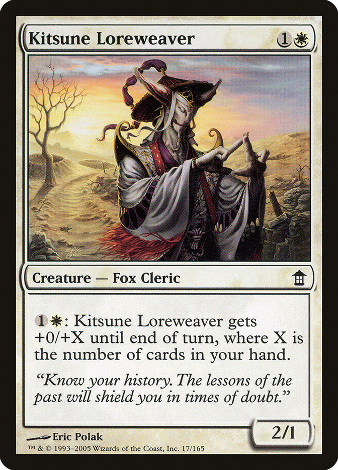 Kitsune Loreweaver [Saviors of Kamigawa] | Cards and Coasters CA