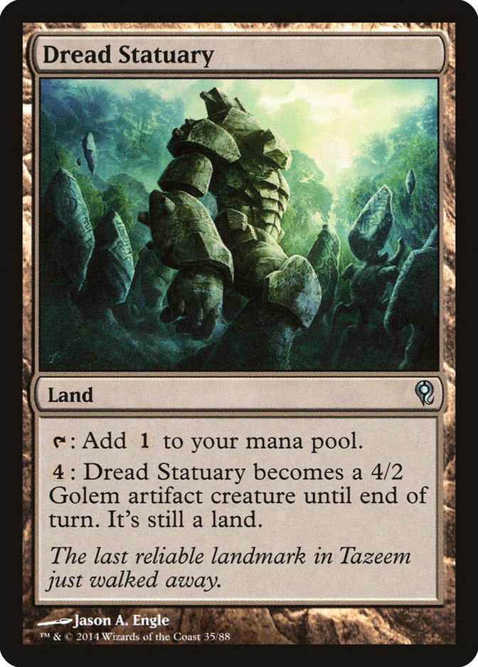 Dread Statuary [Duel Decks: Jace vs. Vraska] | Cards and Coasters CA