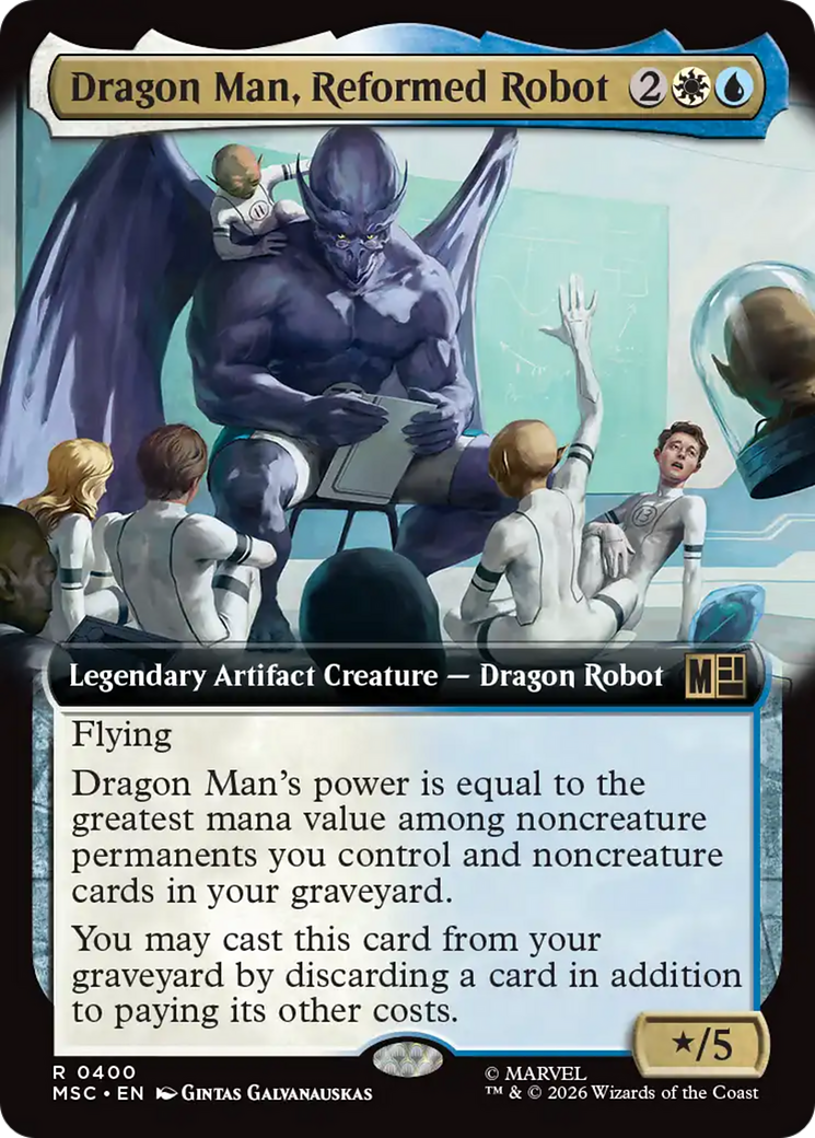 Dragon Man, Reformed Robot (Extended Art) [Marvel Super Heroes Commander] | Cards and Coasters CA