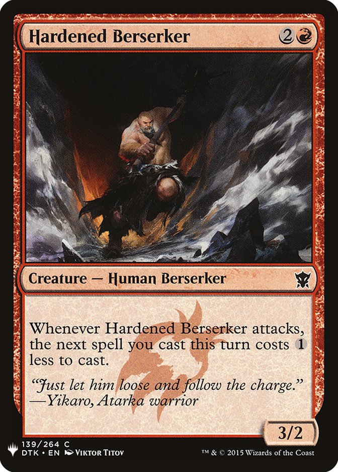 Hardened Berserker [Mystery Booster] | Cards and Coasters CA