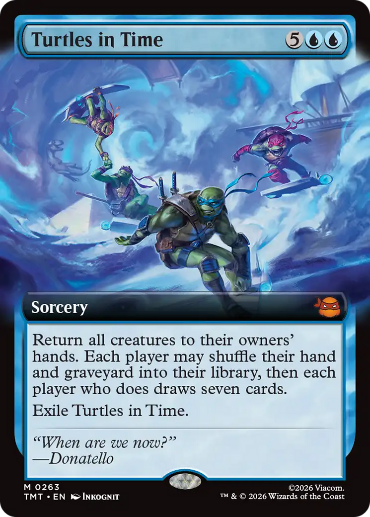 Turtles in Time (Extended Art) [Teenage Mutant Ninja Turtles] | Cards and Coasters CA