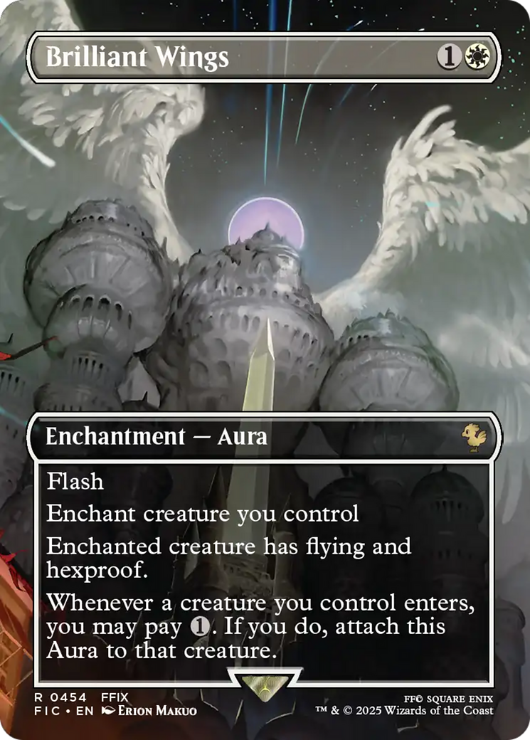 Brilliant Wings (Borderless) [FINAL FANTASY Commander] | Cards and Coasters CA