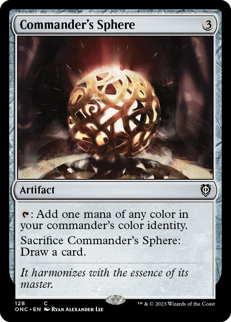 Commander's Sphere [Phyrexia: All Will Be One Commander] | Cards and Coasters CA