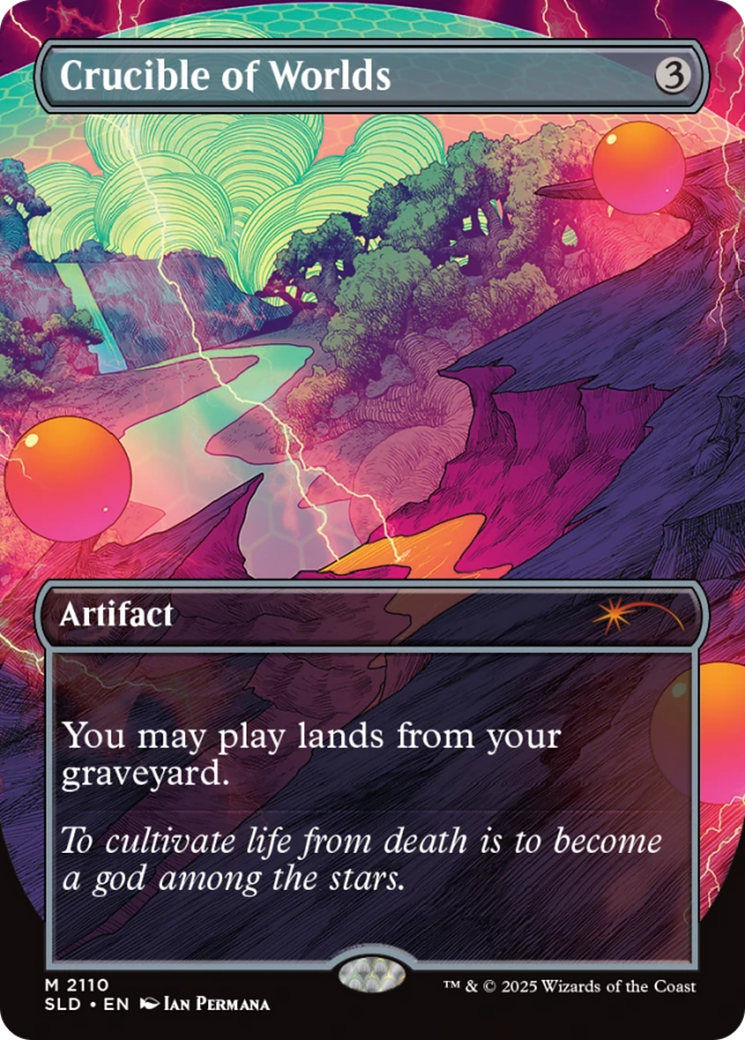 Crucible of Worlds (Galaxy Foil) [Secret Lair Drop Series] | Cards and Coasters CA