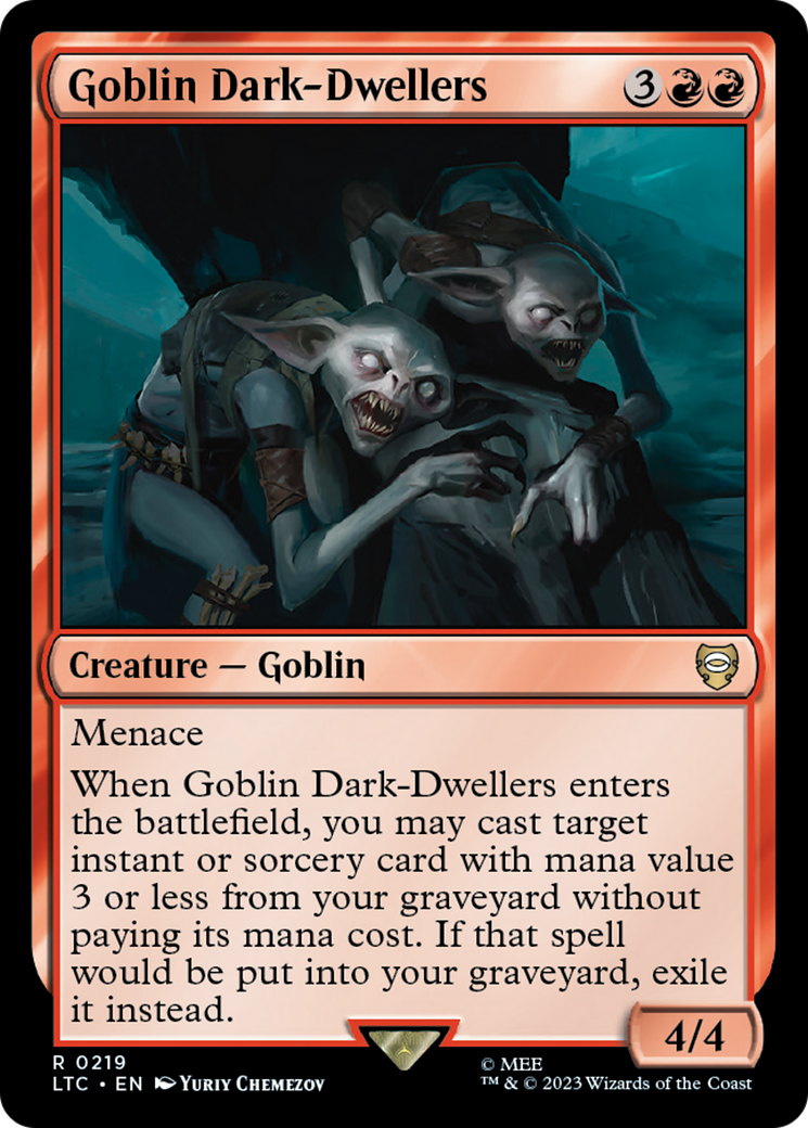 Goblin Dark-Dwellers [The Lord of the Rings: Tales of Middle-Earth Commander] | Cards and Coasters CA