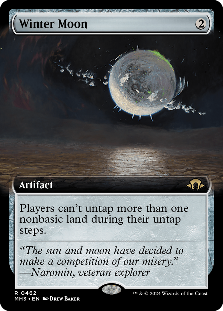 Winter Moon (Extended Art) [Modern Horizons 3] | Cards and Coasters CA