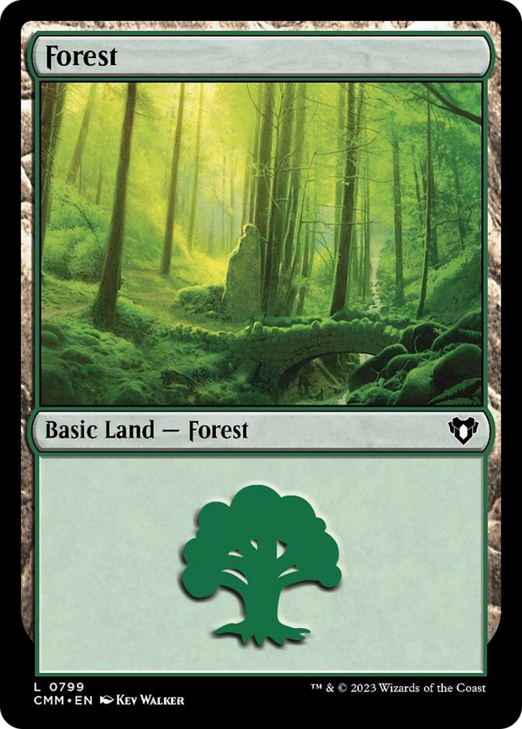 Forest (799) [Commander Masters] | Cards and Coasters CA