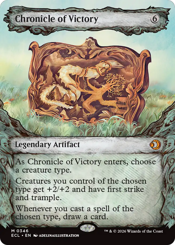 Chronicle of Victory (Showcase) [Lorwyn Eclipsed] | Cards and Coasters CA