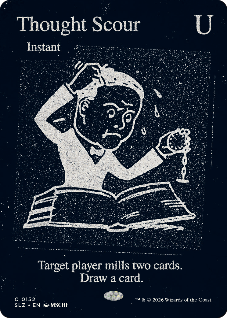 Thought Scour (0152) [Secret Lair x MSCHF: The Zeta Set] | Cards and Coasters CA