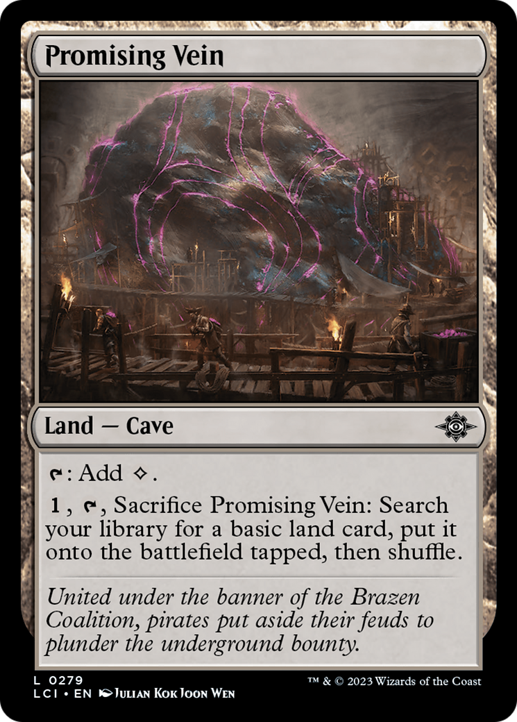 Promising Vein [The Lost Caverns of Ixalan] | Cards and Coasters CA