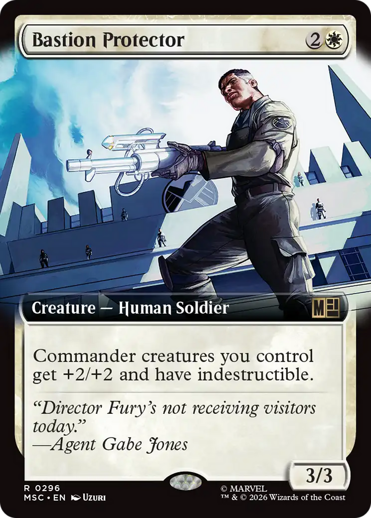 Bastion Protector (Extended Art) [Marvel Super Heroes Commander] | Cards and Coasters CA