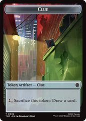Ooze // Clue Double-Sided Token [Teenage Mutant Ninja Turtles Commander Tokens] | Cards and Coasters CA